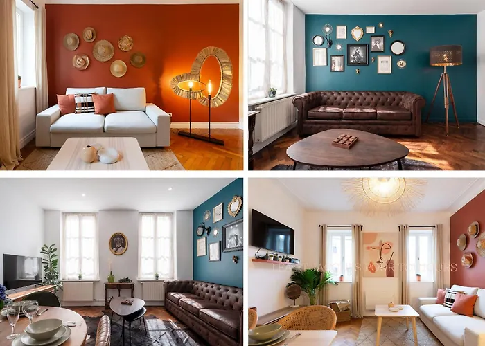 Bohemian Bakoua & Chesterfield Cottage, Hyper-Centre